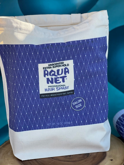 Light Purple Aqua Net tote bag