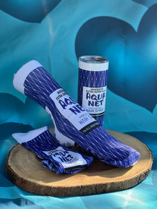 Aqua Net light purple sports socks/ 80’s style