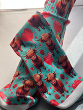 Heartfelt highland cow athletic Socks