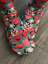 Frenchie Love Valentine socks