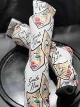 Smile now cry later white sports socks