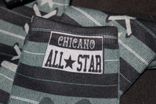 Chicano All Stars grey and black Men's Dress Socks
