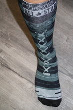 Chicano All Stars grey and black Men's Dress Socks