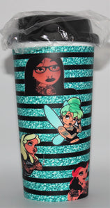 Tattoo cartoon characters Coffee Tumbler