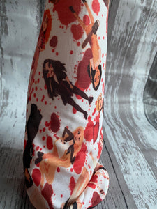 Halloween princess print knee high stockings/socks