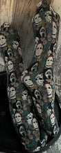 Halloween floral print knee high stockings/socks