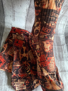 1000 corpses horror sport socks, horror gothic socks, horror movie socks