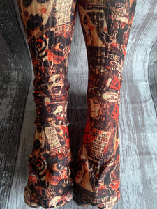 1000 corpses horror sport socks, horror gothic socks, horror movie socks