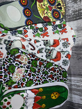 Christmas leopard grinch no show socks