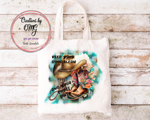 Keep your soul clean tote bag
